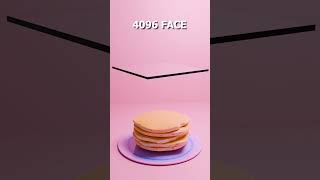 3D Pan Cake vs Cloth Simulation blender3d blenderanimation 3dart 3danimation [upl. by Aleacin]