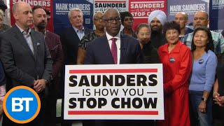 Mark Saunders launches campaign bid to ‘stop Olivia Chow’ [upl. by Snahc666]