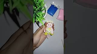 DIY Clay Doll ✨🌸shorts art ytshorts viral trendingshorts [upl. by Mella]