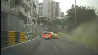 Macau 2009  Alain Menu Onboard  Qualifying Crash [upl. by Aryad70]