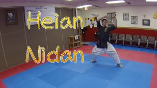 Learn Karate Heian Nidan karate karatekata heiannidan [upl. by Friedrick]