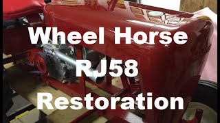 Wheel Horse RJ58 Restoration [upl. by Llyrpa]