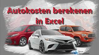 Autokosten berekenen in Excel ✅ [upl. by Cinemod]