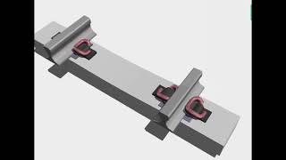 Railway Fastener Urban Rail Vibration Damping Fastening System Harmonic Fastener Damping Fasteners A [upl. by Eaton403]