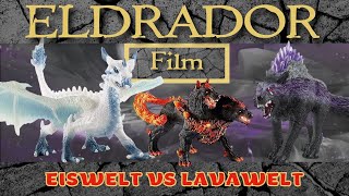 Eldrador Eiswelt gegen Lavawelt in der Schattenwelt Film 🥶🌋 Eisdrache vs Lavagolem [upl. by Nezam]