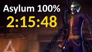 Batman Arkham Asylum Speedrun 100 in 21548 obsolete [upl. by Dita]