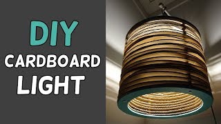 Simple DIY Cardboard Light [upl. by Ecirual]