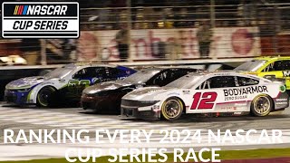 Ranking Every 2024 NASCAR Cup Series Race [upl. by Pembroke]