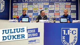 Pressekonferenz vor dem Spiel Chemnitzer FC gegen 1 FC Magdeburg [upl. by White523]