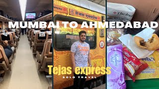 Tejas Express Mumbai to Ahmedabad Interior Food and Impressions [upl. by Amrac820]