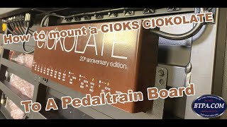 Install a Cioks Ciokolate to a Pedaltrain Classic Pro [upl. by Seldun723]