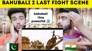 Bahubali 2 last fight scene reaction by Pakistani Bros Reactions [upl. by Alyac]