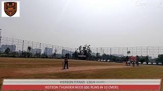 Live Cricket Match  Visteon Titans vs Visteon Thunder  17Nov24 1130 AM 10 overs  VPL 2024 Mens [upl. by Enialahs]