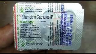 RCin 600mg Capsule  Rifampicin 600mg Capsule  RCin 600mg Capsule Uses Dosage Review Hindi [upl. by Aryamo]