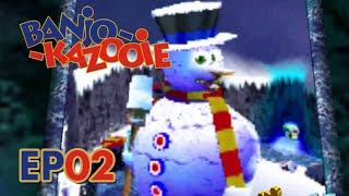 Freezeezy and Beyond  BanjoKazooie First Playthrough  EP02 [upl. by Arutnev351]