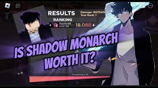 Is Shadow Monarch Worth 6 Months Of Your Life In Anime Densions [upl. by Doughman]