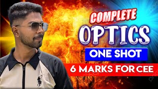 OPTICS in ONE SHOT  Past Questions Of OPTICs  6 MARKs in CEE Exam [upl. by Ydnat697]