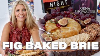 The Easiest Fig Baked Brie Recipe [upl. by Eilsil743]