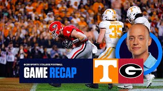 Josh Pate reacts to No 12 Georgias win over No 7 Tennessee  OnField Recap [upl. by Anwadal]