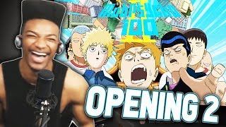 ETIKA REACTS TO quotMOB PSYCHO 100quot  OPENING 2 [upl. by Nitniuq406]