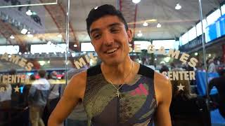 Bryce Hoppel Clocks US Season Lead In Mens 800m At Millrose Games 2024 [upl. by Pierette767]