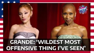 Ariana Grande responds to fanmade Wicked poster costar Cynthia Erivo [upl. by Meerak]