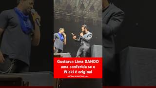 Gusttavo Lima DANDO uma conferida se o Wiski é original gusttavolima noticiasdogusttavolima [upl. by Atsahs]