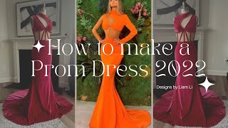 How to Make a Corset Prom Dress 2022 [upl. by Eelinnej]