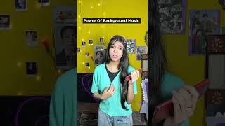 Power Of Background Song 👍🤭💜 viralshort comedy music [upl. by Mavra]