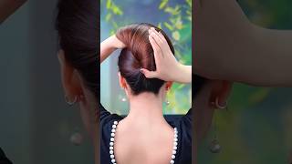 Home easy hairstyles 😉❤️ punjabisong fashion popular fashionstyle [upl. by Aieken]