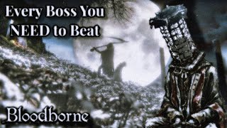 Beating Every MAIN Boss in Bloodborne  Ending FIRST PLAYTHROUGH [upl. by Mehitable]