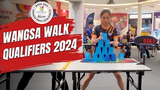 WSSA Sport Stacking Wangsa Walk Qualifiers Finals  SOC Highlights [upl. by Ahsaercal]