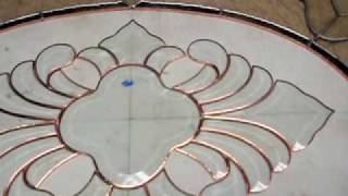 Stained Glass Ideas sg11d project 32x42 StainedGlassManUS [upl. by Eibloc]