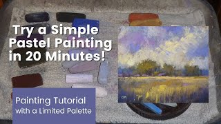 Try a Simple Pastel Painting in 20 Minutes Its Playtime [upl. by Jeffry]