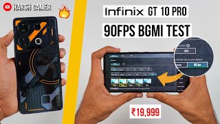 Infinix GT 10 Pro 90FPS Pubg Test Heating and Battery Test  90FPS Gaming Under 20000 😱 [upl. by Strepphon]