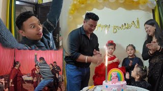 Birthday celebration 🎉  Sagar ka dance dekh karr sb hasne lage 🤣 Varsha Thapa [upl. by Gerianna]