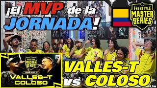 🔴COLOMBIANOS REACCIONAN a VALLES T vs COLOSO  ¡El MVP de la JORNADA FMS COLOMBIA JORNADA 2 2023 [upl. by Dekow]