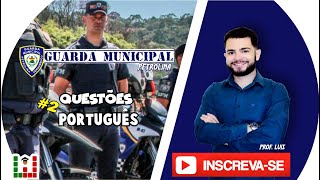 Concurso Guarda Municipal PETROLINA  PE  Aulão Questões Português 2 Banca  IDIB [upl. by Stroud]