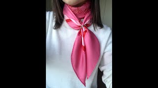 How to style your HERMES SCARF  Tips and Tricks [upl. by Ekul]