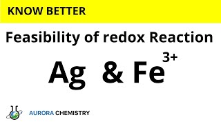 Predict feasibility of reaction between Ag and Fe3 using STDREDOX POTENTIAL [upl. by Laux]