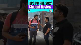 Students Review  IBPS PO Prelims 2024 ibpspo2024 bankingwallah examanalysis [upl. by Nathanil641]