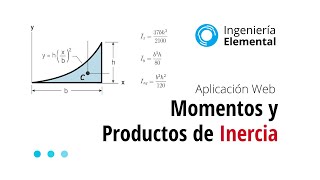 Momentos y Productos de Inercia  Aplicación Web [upl. by Frederic]