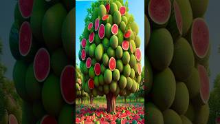 Great Skill…How I growing jackfruit tree in watermelon and coca ampegg To get lots of Amazing fruits [upl. by Bunde]