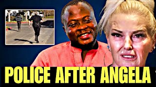 90 Day Fiancé Angela Runs Away From Police Arr£st [upl. by Rebane]