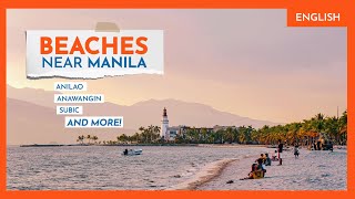 Top 12 MUSTVISIT BEACHES near MANILA Anilao Anawangin Subic AND MORE • Philippine Beach List [upl. by Irrac]