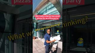 Who orders 2 pizzas for 40 people ubereats delivery shorts [upl. by Abil]