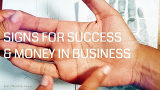 Palm Signs that Indicate Success amp Money in Business Hindi with English Subtitles [upl. by Ahtnamas]