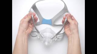 AirFit F20 Full Face mask How to assemble your mask [upl. by Enelyad]