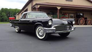 Supercharged 1957 Ford Thunderbird T Bird F Code engine amp Ride on My Car Story with Lou Costabile [upl. by Odab]