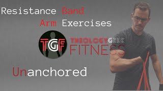 Unanchored Resistance Band Arm Exercises [upl. by Ajile]